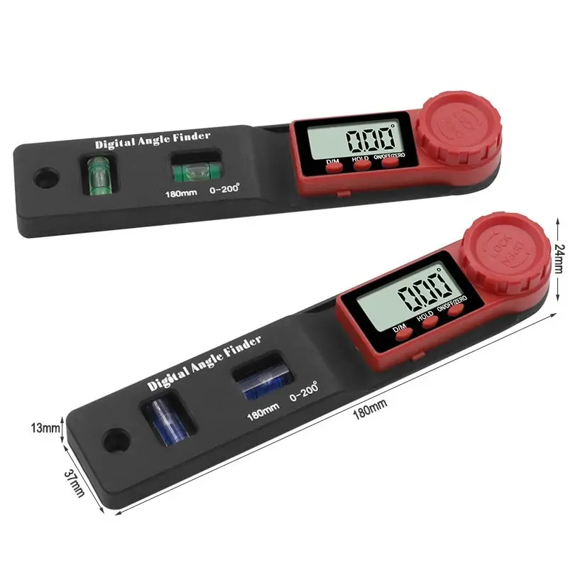 Digital Protractor Angle Finder Inclinometer Electronic Level 360 Degree  With Without Magnets Level Angle Slope Test Ruler